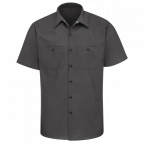 Work Charcoal Shirt with Embroidered NASBOCES Electrical Logo and Student Name